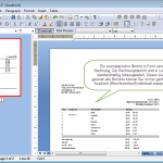 Rechnungs-Report wird in LabMin aufgerufen
